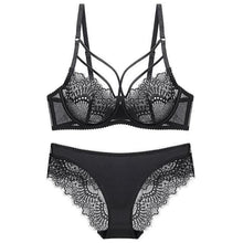 Load image into Gallery viewer, Breathable Underwire Lingerie Set - YOVEN FASHION
