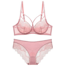 Load image into Gallery viewer, Breathable Underwire Lingerie Set - YOVEN FASHION
