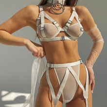 Load image into Gallery viewer, Charlotte Lingerie Set - White - YOVEN FASHION
