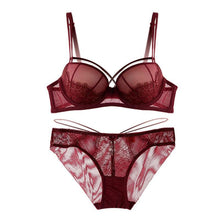 Load image into Gallery viewer, Charming and Caged Push-Up Lingerie Set - YOVEN FASHION
