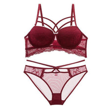 Load image into Gallery viewer, Seductive and Cotton Push-Up Lingerie Set - YOVEN FASHION
