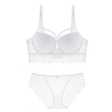 Load image into Gallery viewer, Sexy and Lacy Push-Up Lingerie Set White / 70A - YOVEN FASHION
