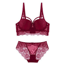 Load image into Gallery viewer, Sexy and Lacy Push-Up Lingerie Set - YOVEN FASHION
