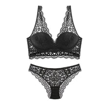 Load image into Gallery viewer, Sexy Lace Underwire Lingerie Set - YOVEN FASHION
