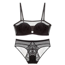 Load image into Gallery viewer, Sexy Push-Up Lingerie Set for Wedding Black / 85C - YOVEN FASHION
