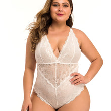 Load image into Gallery viewer, Sophia Plus Size Teddy White / XXL - YOVEN FASHION
